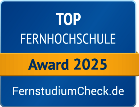 Siegel Top Fernhochschule Award 2025 Siegel Top Fernhochschule Award 2025